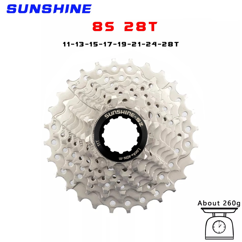 SUNSHINESunshine Road Mountain Bike Integrated Flywheel CNCLightweight Climbing11 Speed28 T36 T