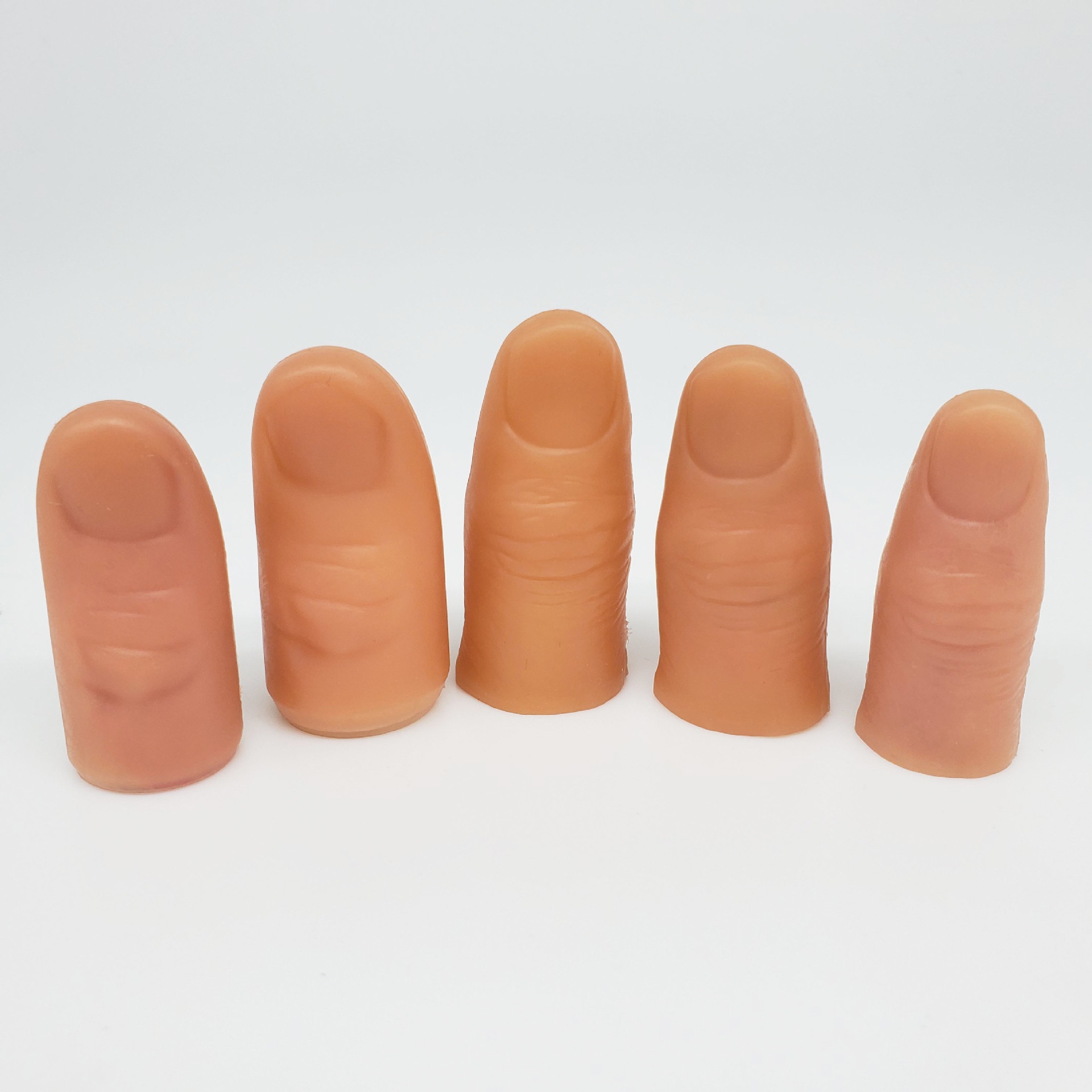 G0001 High Simulation Thumb Cover Lifelike Fake Finger Soft And Hard King Magic Magic Props Children's Performance Toys