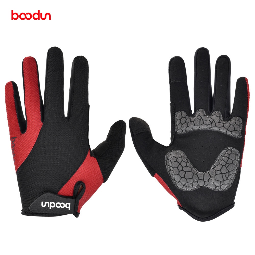 Boodun Cycling Equipment Outdoor Cycling Gloves Road Mountain SBRSilicone Long Finger Cycling Gloves