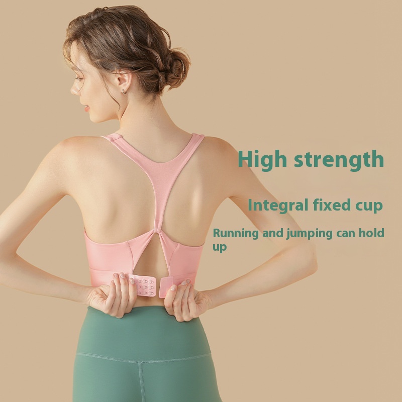 One-piece High-strength Sports Bra For Women Professional Pilates Shock-proof Training Vest For Running And Fitness Bra