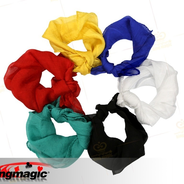 G1586 Magician's Thin Chiffon Scarf Multi-color Multi-specification Magic Props Children's Toys