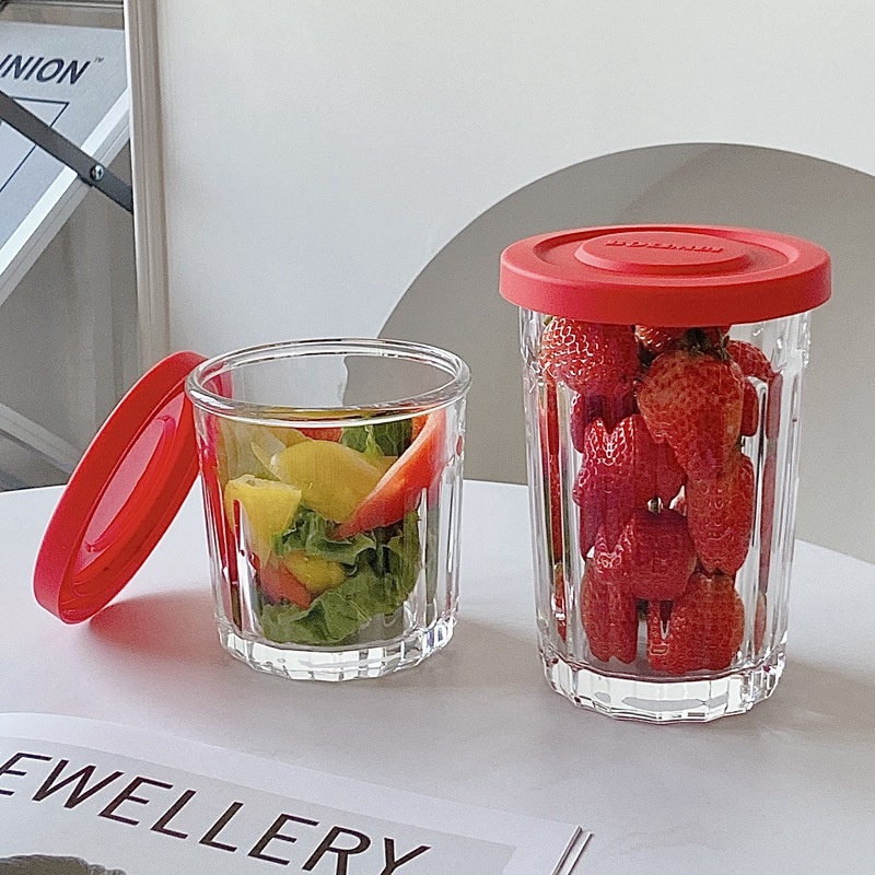 Bolimei Stove Tea Glass Storage Jar Festive Gift Sealed Snack Jar Refrigerator Storage Jar