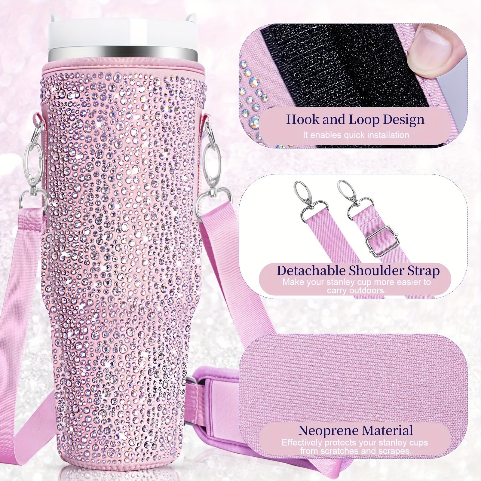 Hot Diamond Pot Cover Stanley Neoprene40oz Ice Cup Cover Carulation Portable Bottle Cover Cup Cover