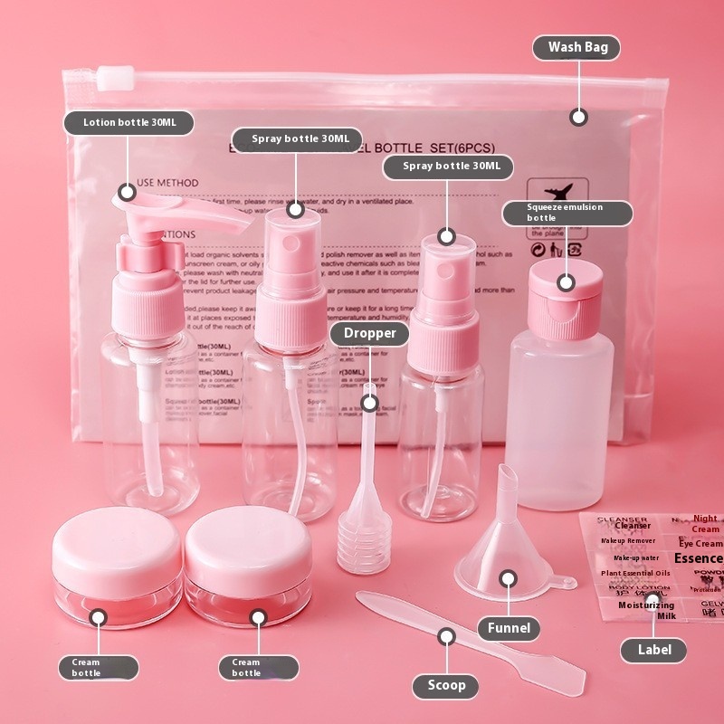 SCosmetics Lotion Perfume Toiletries Storage Set Business Trip Dedicated Travel Bottle Set