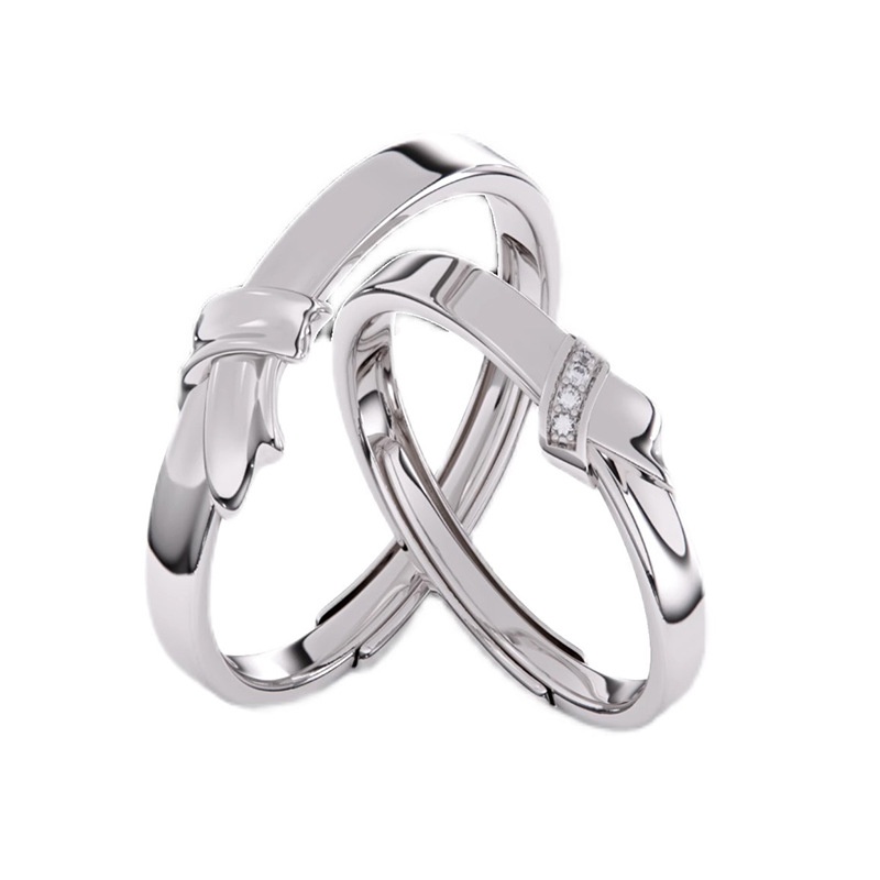 Couple Rings S925 Sterling Silver Rings For Men And Women Simple Niche Design Silver Jewelry
