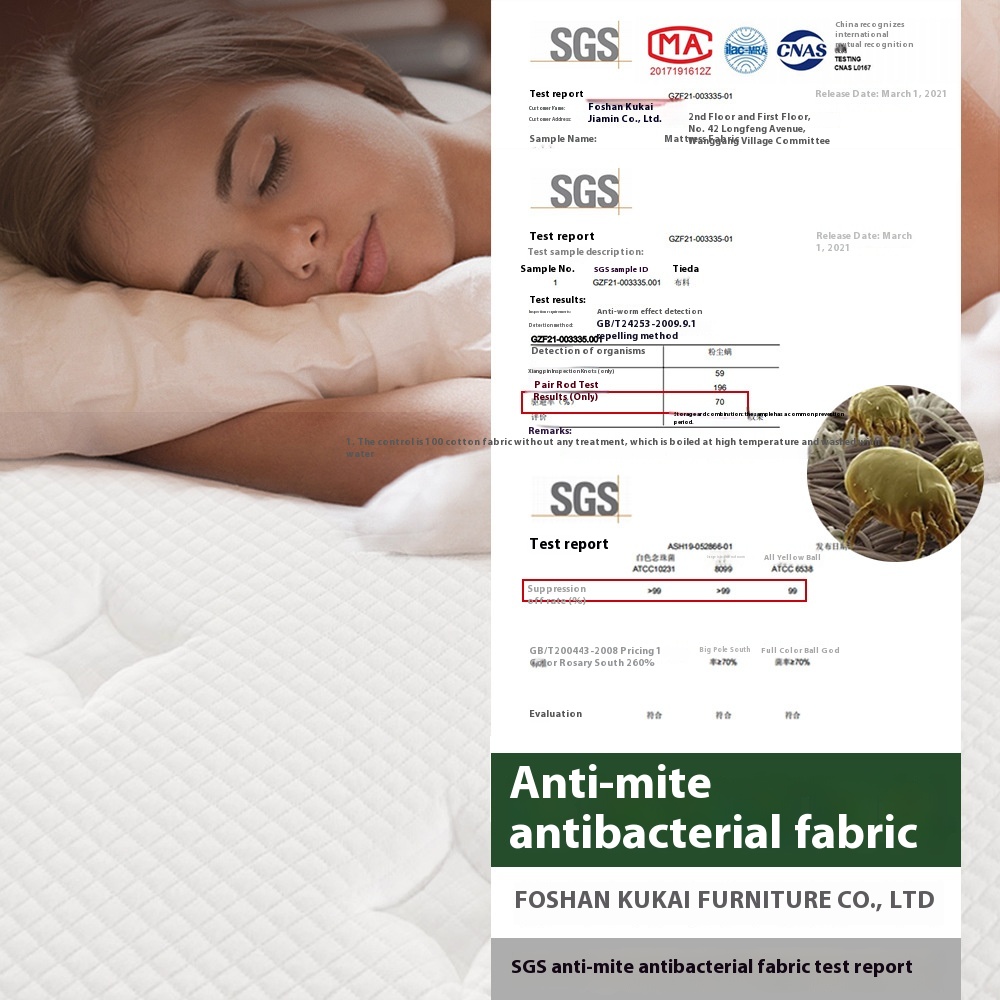 Seven-star Hotel Natural Latex Mattress Simmons Three-layer JSilent Independent Bag Bubble Miin Small Spring