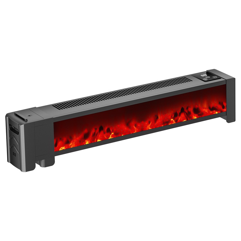 3 DSimulation Flame Skirting Heater Whole House Large Area Electric Heater Energy Saving And Electricity Saving Fast Heating Silent Heater
