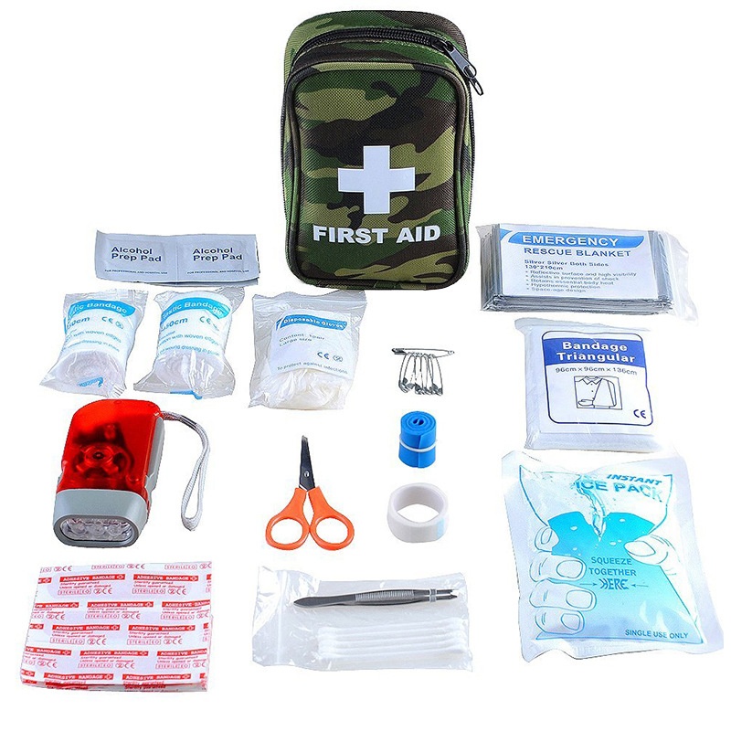 Single Soldier Camouflage Rescue First Aid Kit Outdoor AEDField Training Israeli Bandage Care Kit Trauma Rescue Kit