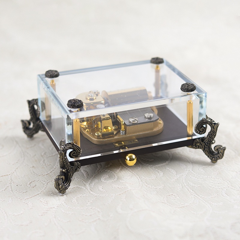 30-tone Lehman Faucet Glass Music Box Music Box Ornaments Boutique Collection Version Of The Castle In The Sky