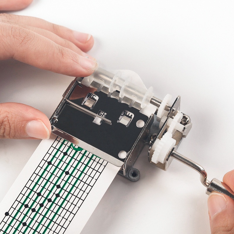 15-tone Hand-cranked Paper Tape Movement20-tone DIYMusic30-tone Music Box Accessories Creative Music Box With Puncher