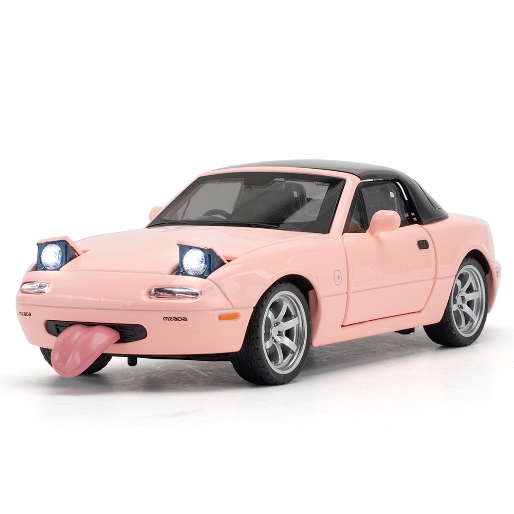 (Boxed)Simulation1:32 Mazda MX-5 Alloy Sports Car Model Ornament Children's Metal Toy