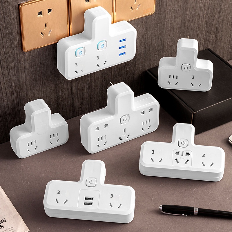 Multifunctional Socket Strip With Switch Socket Converter Wireless One To Two Points Three To Four One To Multiple Converter Socket Strip