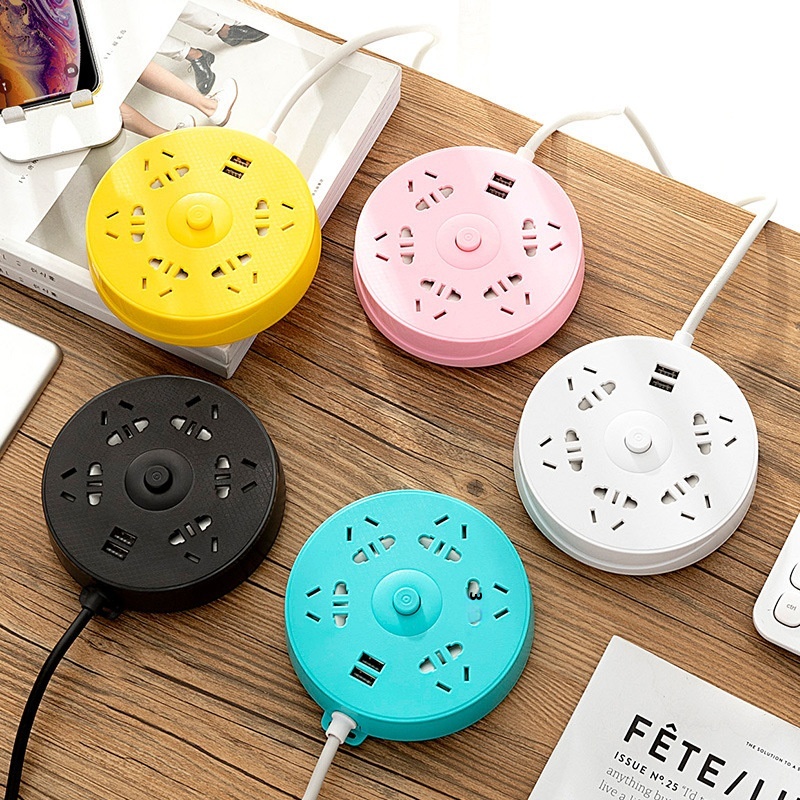 [Two-pin Plug]Socket Household Socket Multi-hole Socket With Wire Strip Extension Cord