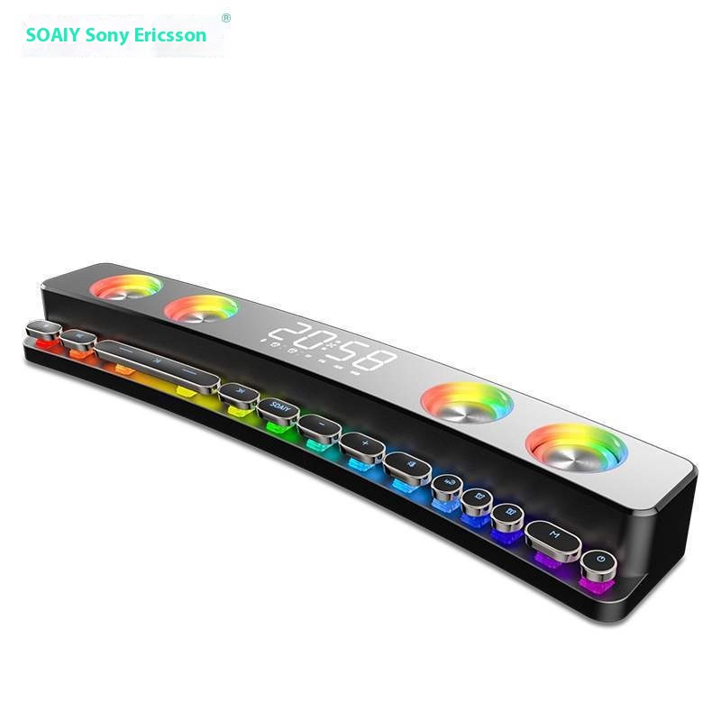 Sony Ericsson Sh39 Bluetooth Speaker E-sports Computer Speaker Home Wireless Stereo3 D Surround Bass Plug-in Card In Stock - 5