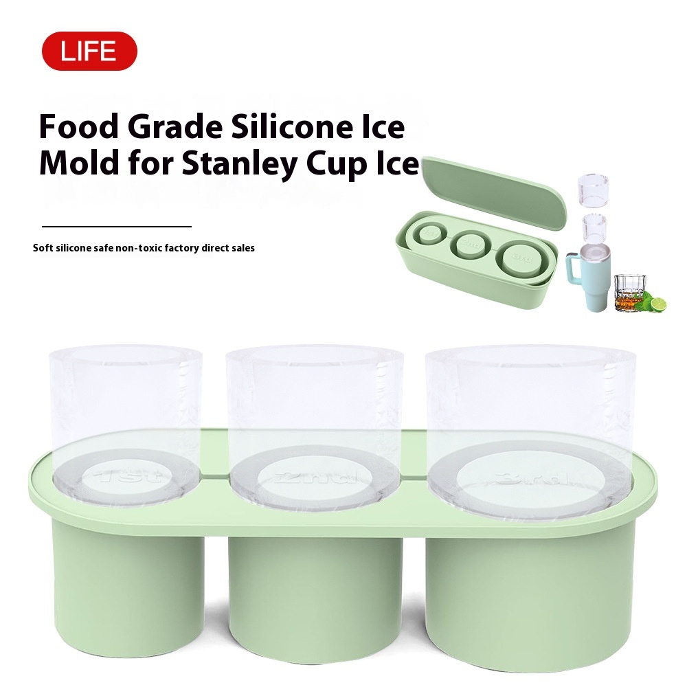 Adaptable Stanley Ice Cup Ice Tray Multifunctional Leak-proof Medicine Box Storage Coffee Funnel Straw Silicone Cup Lid
