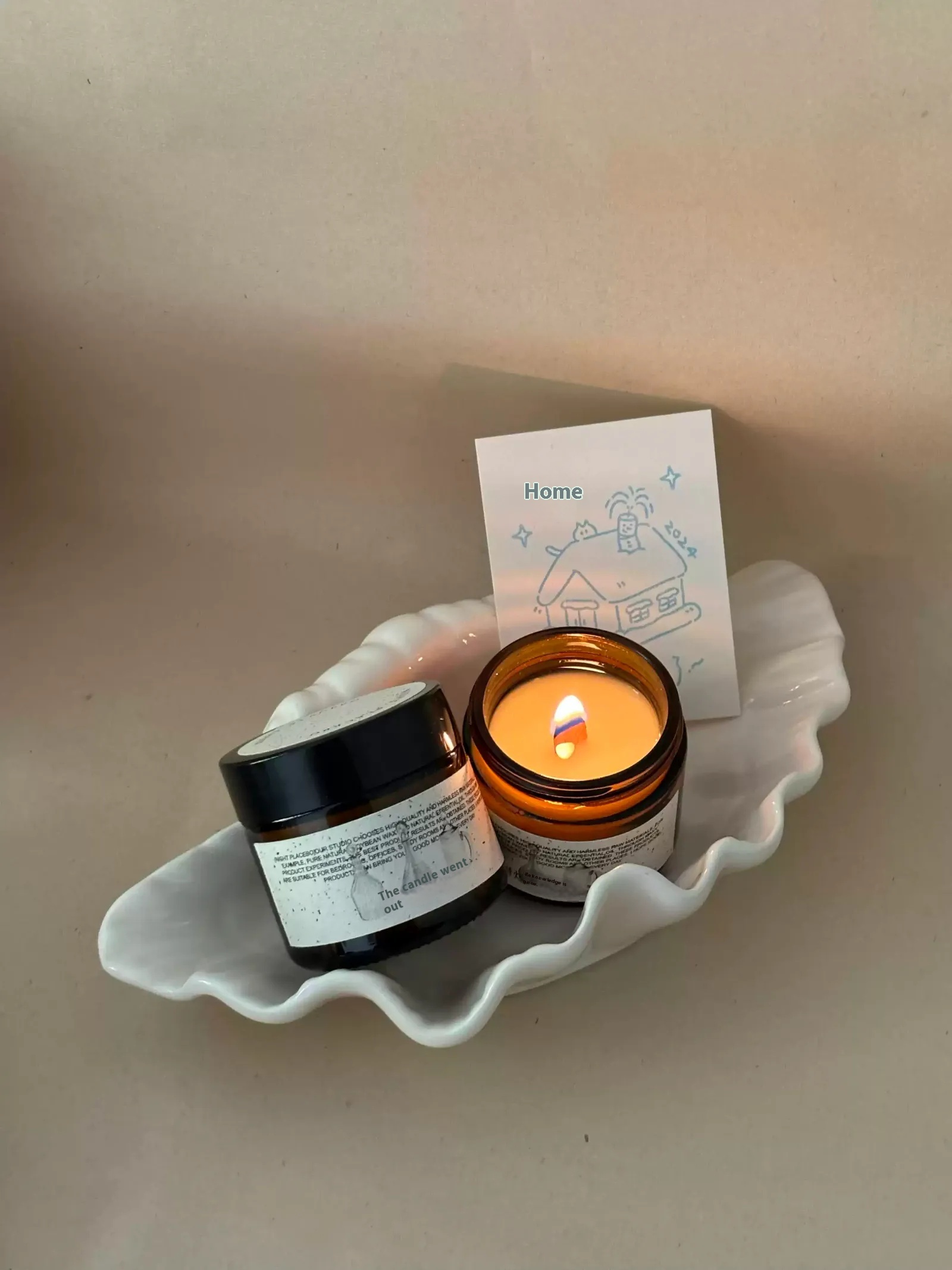 Autumn And Winter Natural Scented Candle Gift Box-Apple Fragrance For Gifting