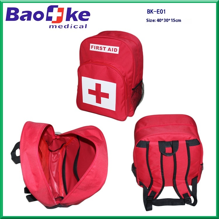 E01 Earthquake First Aid Backpack Outdoor First Aid Backpack Outdoor Medical Backpack Travel First Aid Kit Disaster Prevention Backpack