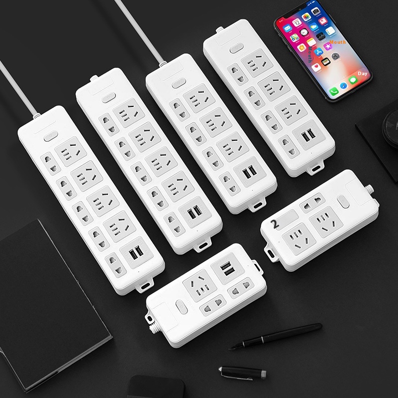Switch Socket Wiring Board USBSocket Multi-hole Power Socket Extension Board Office Computer Socket Wiring Board