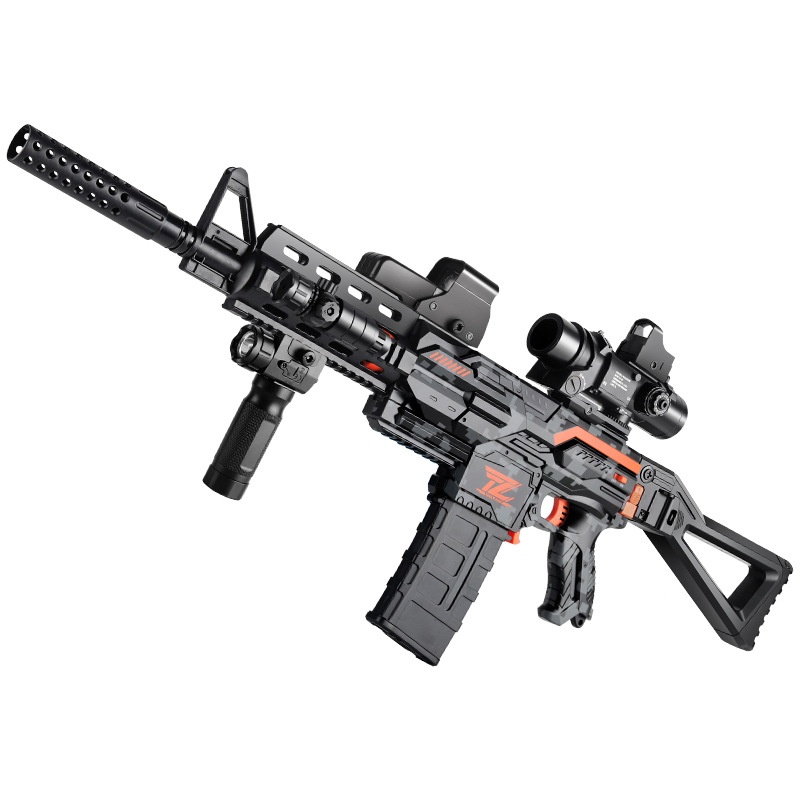 M416 High-Speed Electric Soft Bullet Toy Gun–AK105 Soft Bullet Gun With Rapid Fire And Grenade Launcher,Perfect For Kids