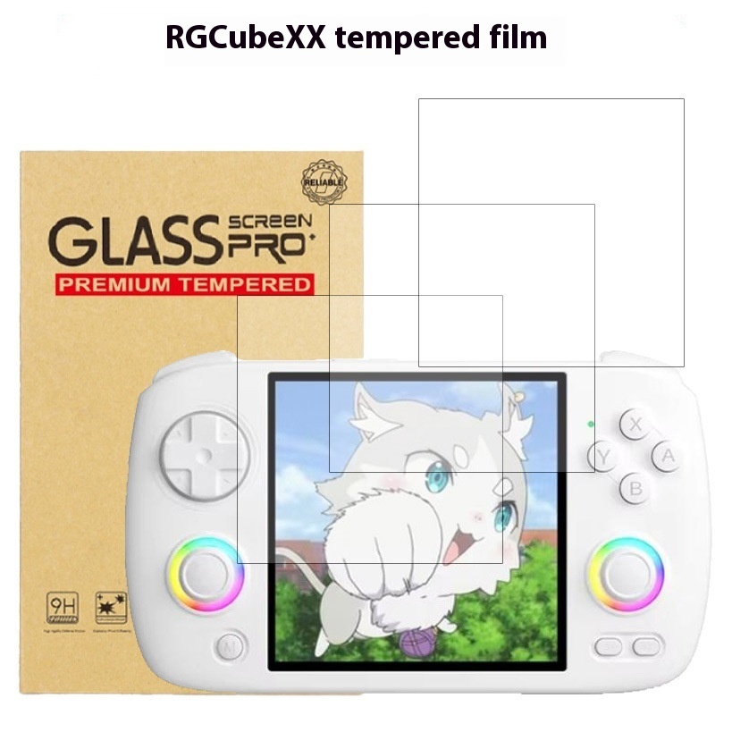 Anbernic RGCube XXGame Console Protective Film RGCUBEXXHandheld Tempered Film9 HScreen HDFilm