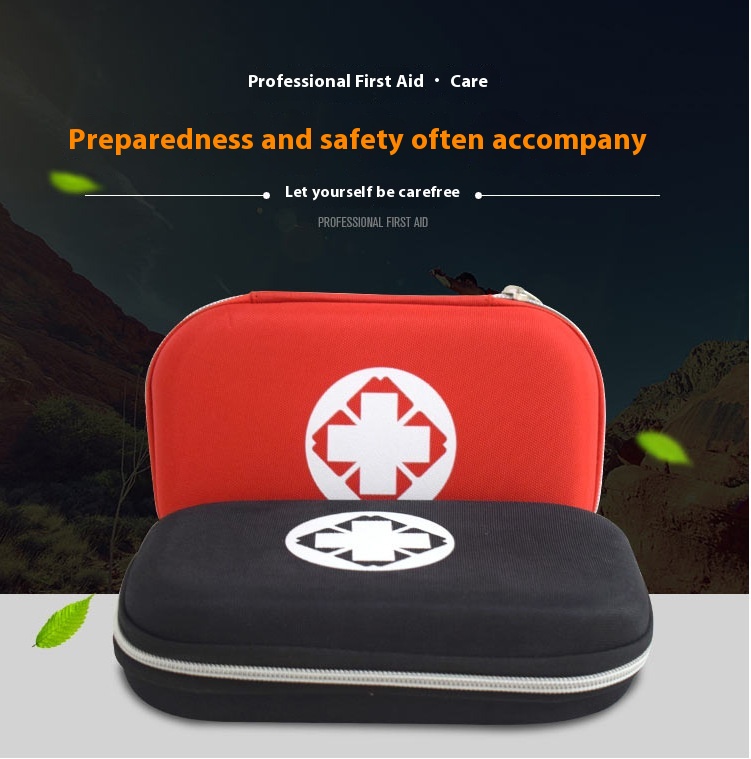 Family First Aid Kit Emergency Kit Vehicle-mounted Field Portable Outdoor Portable Medical Earthquake Supplies Student Epidemic Prevention Kit