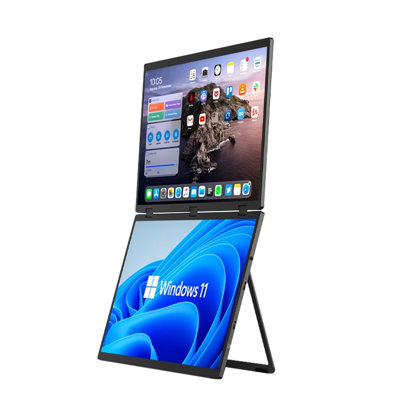 EIMIO18.5-Inch100 Hz Monitor-Foldable Secondary Screen For Computers,Gaming Dual Screen Extension,And PSExternal Display