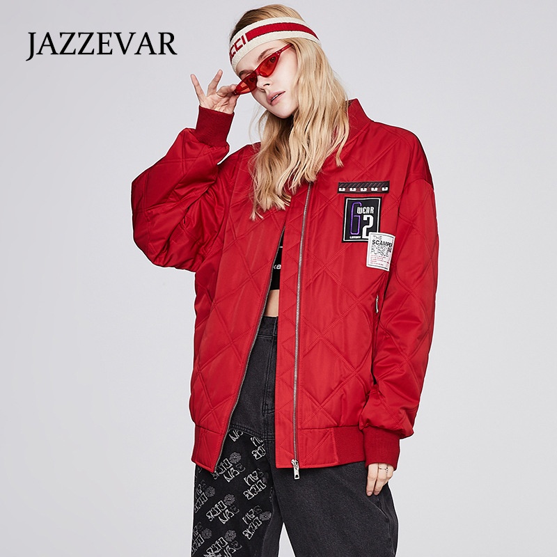 Jiazehua Pilot Casual Jacket Coat Women Autumn And Winter Short Thick Korean Style Coat Women's Tops