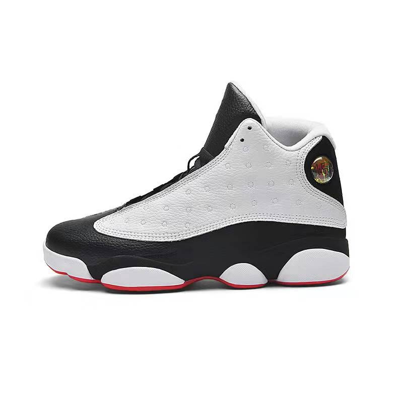 Putian Shoes Pure Original Men's Shoes Sneaker AJ13 High-top Basketball Shoes Men's Panda Yuanzu Grey Navy Blue Casual Shoes