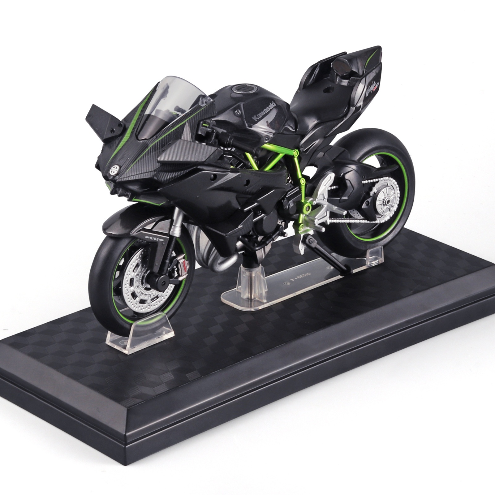 CCAGenuine Authorized1:12 Kawasaki Ninja H2 RAlloy Motorcycle Fashion Ornaments Douyin