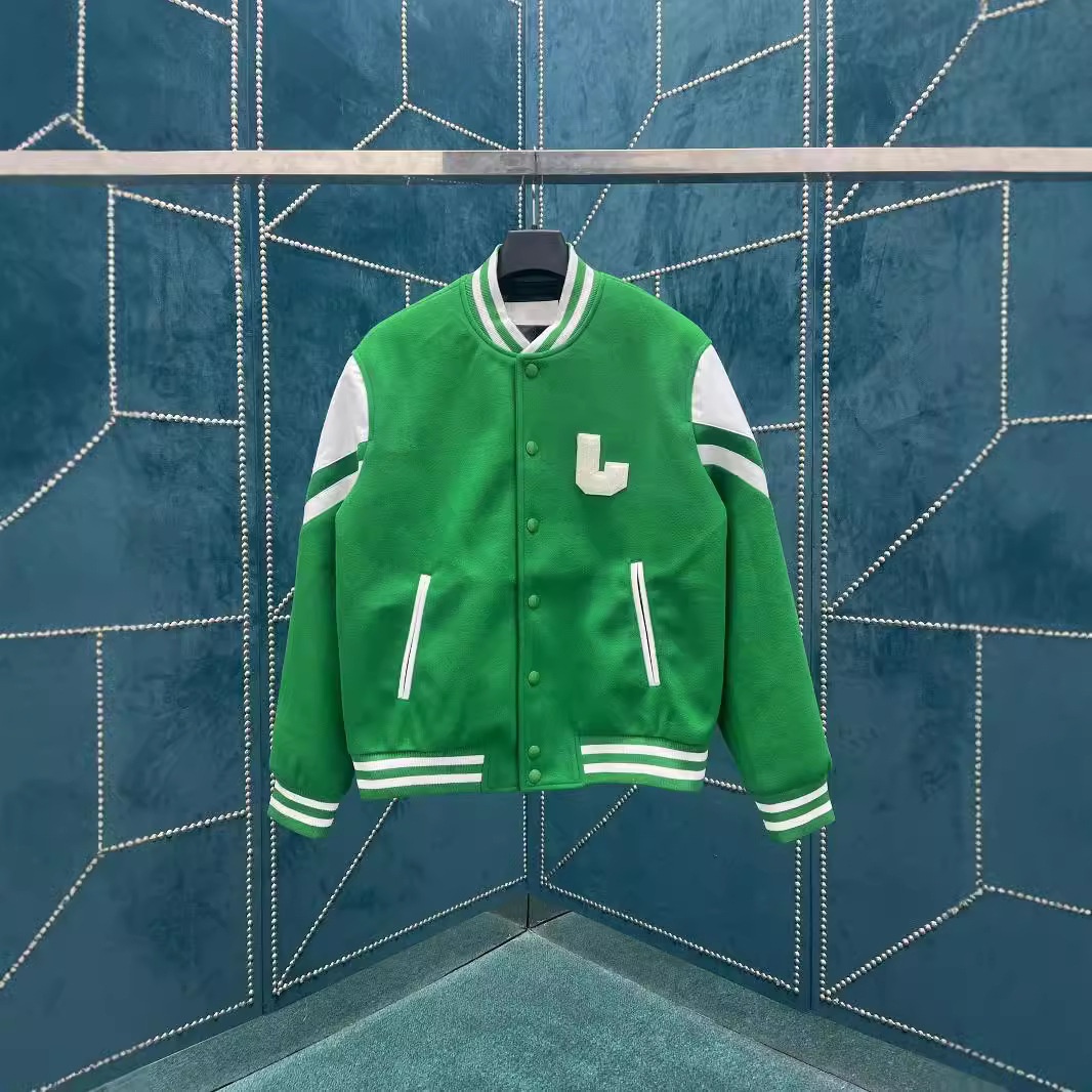 Correct Version"High Quality"CL's Patchwork Baseball Jacket Is Fashionable And Versatile,The Baseball Jacket