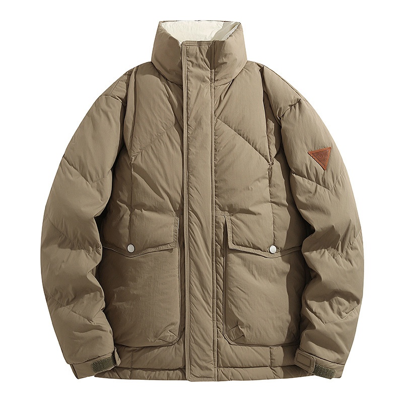 Winter90%Down Jacket For Men Baseball Collar Korean Styley Youth Warm Down Jacket For Men