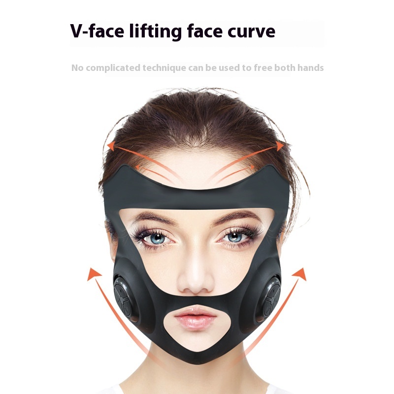 Face Slimmingtrument Micro-current Beautytrument Lifting And Firming V-face Facial Electric Massager Beauty Bandage Mask Type
