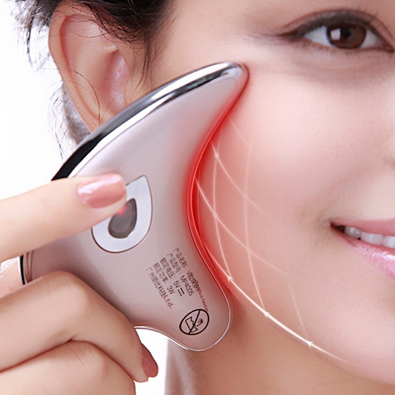 Facial Massager Lifting And Firming V-face Artifact V-face Electric Massager Vibration Scraping Board Facial Beautytrument