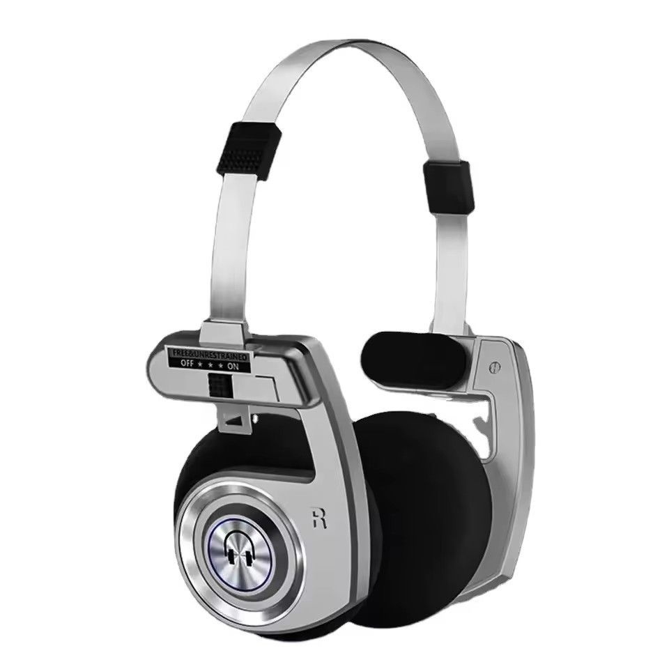 H1 Pro Retro Lightweight Foldable Headband True Wireless Bluetooth Headphones With Long Battery Life