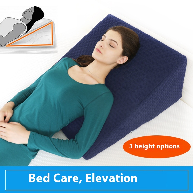 Elderly Care Triangular Pillow Gastroesophageal Reflux Slope Cushion Bedside Sitting Waist Back Cushion Pillow