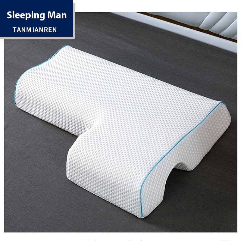 Boy Friend Pillow Memory Foam Anti-pressure Couple Sleeping Pillow Adult Home Hotel Pillow Core Neck Protection Summer Compression