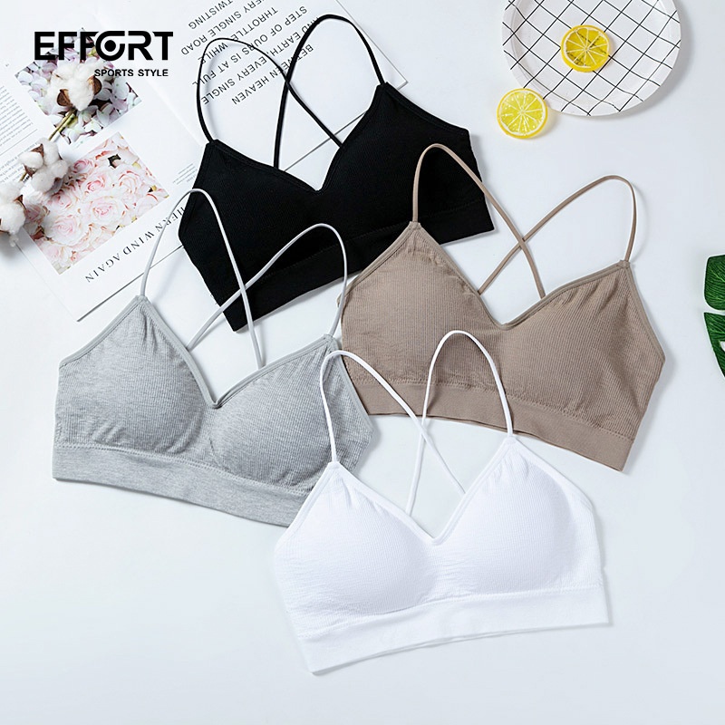 Carefully Selected Seamless Tube Tops For Outer Wear,Breathable,No Steel Ring,Beautiful Back Bra With Cross Straps For Inner Wear,Gathered And Supported Small Beautiful Back