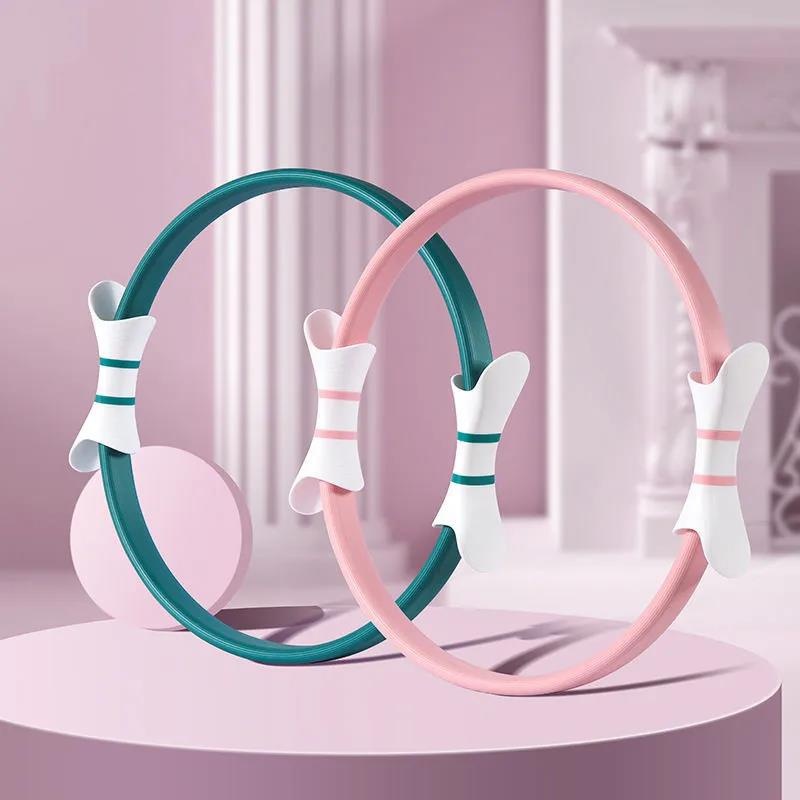 Leg Clamp Pilates Magic Circle Open Back Thin Legs Fitness Body Shaping Yoga Ring For Beginners