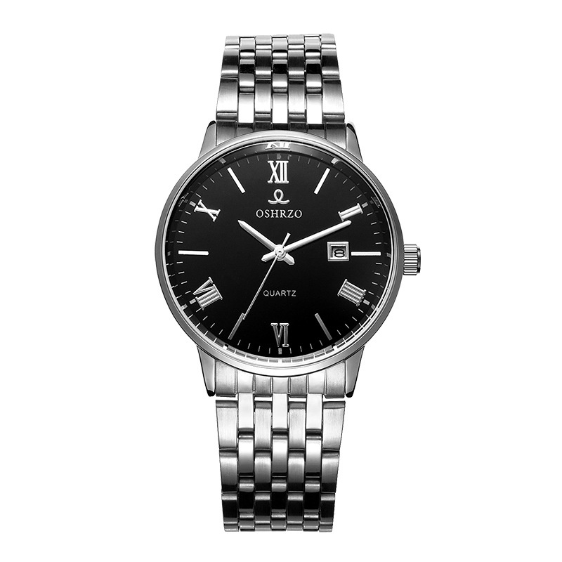 Oushizhao Watch-Large Dialy Quartz Watch With Fashionable Stainless Steel Strap And Waterproof Design