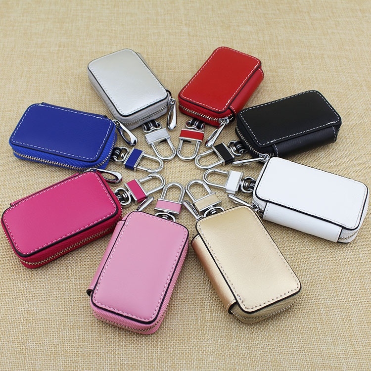 Genuine Leather Car Key Bag Cowhide Car Key Bag Unisex Car Key Bag