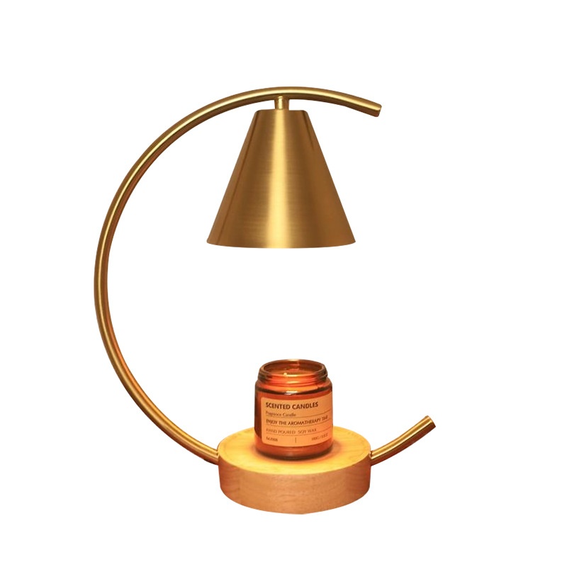 Crescent Wax Melted Table Lamp Bedroom Decorative Bedside Lamp Atmosphere Lamp Hot Melt Non-fire Heating Aromatherapy Candle Table Lamp