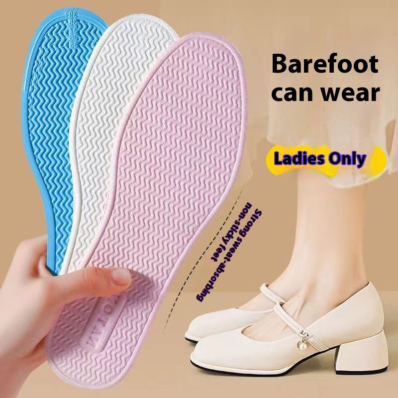 Really Soft Barefootoles Non-stick Feet Women's Thin Latex Soft Sole Comfortable Breathable Sweat-absorbent Deodorant Barefoot Artifact