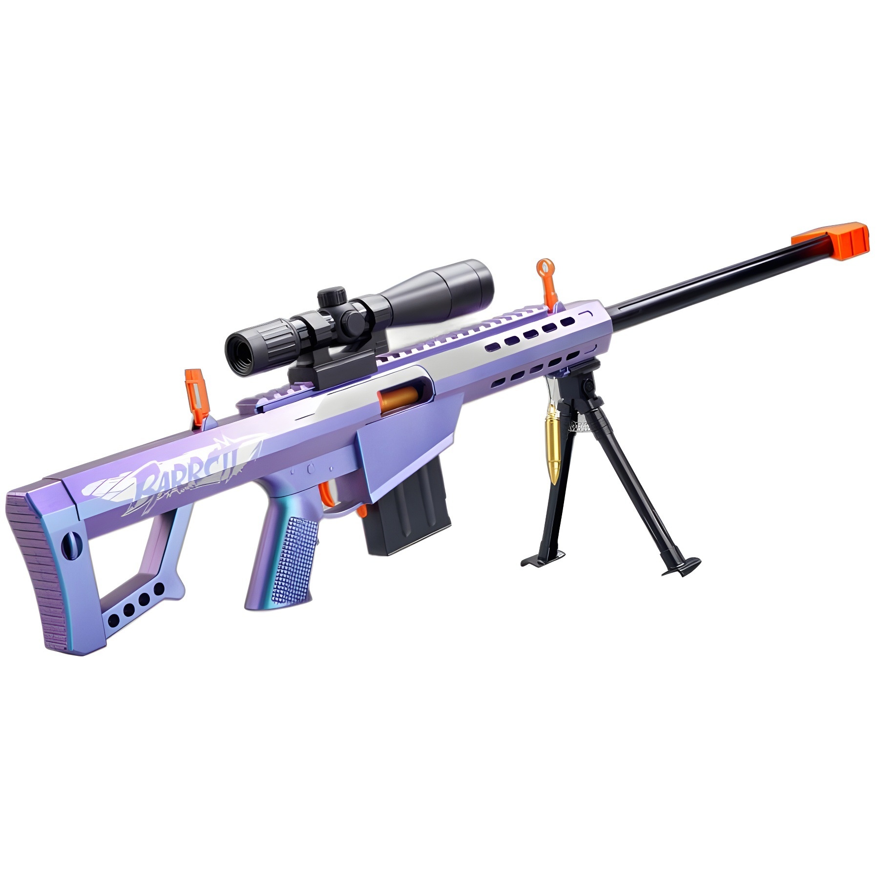 Children's Awm M416 Manual Bullet Feeding And Ejection Chicken Eating Soft Bullet Toy Gun Toy