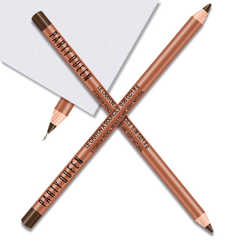 Party Queen Professional Black Brown Makeup Eyebrow Pencil