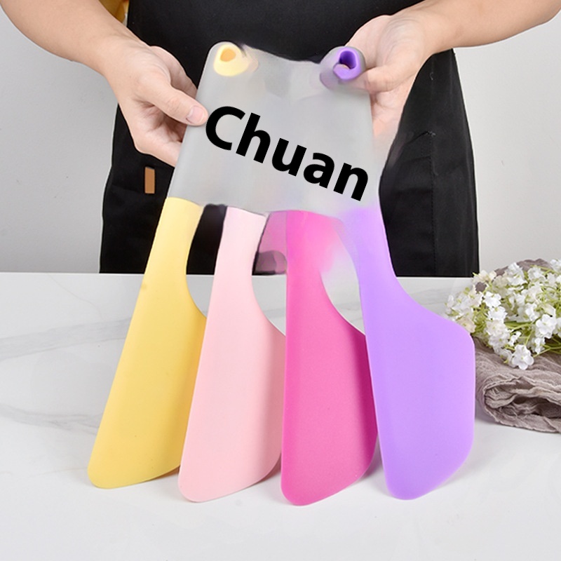 Cake Cream Scraper Home High Temperature Baking Silicone Scraper Creative Large Cake Spatula