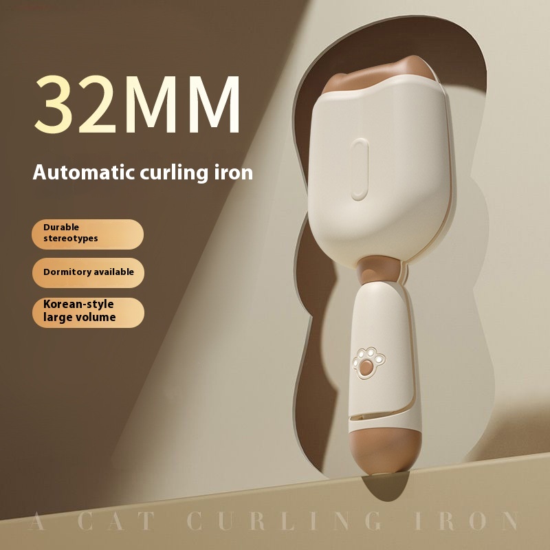 Egg Roll Head Curling Wand For Women,Egg Roll Negative Ion Water Ripple Cake Splint32mm Large Curl Perm Artifact