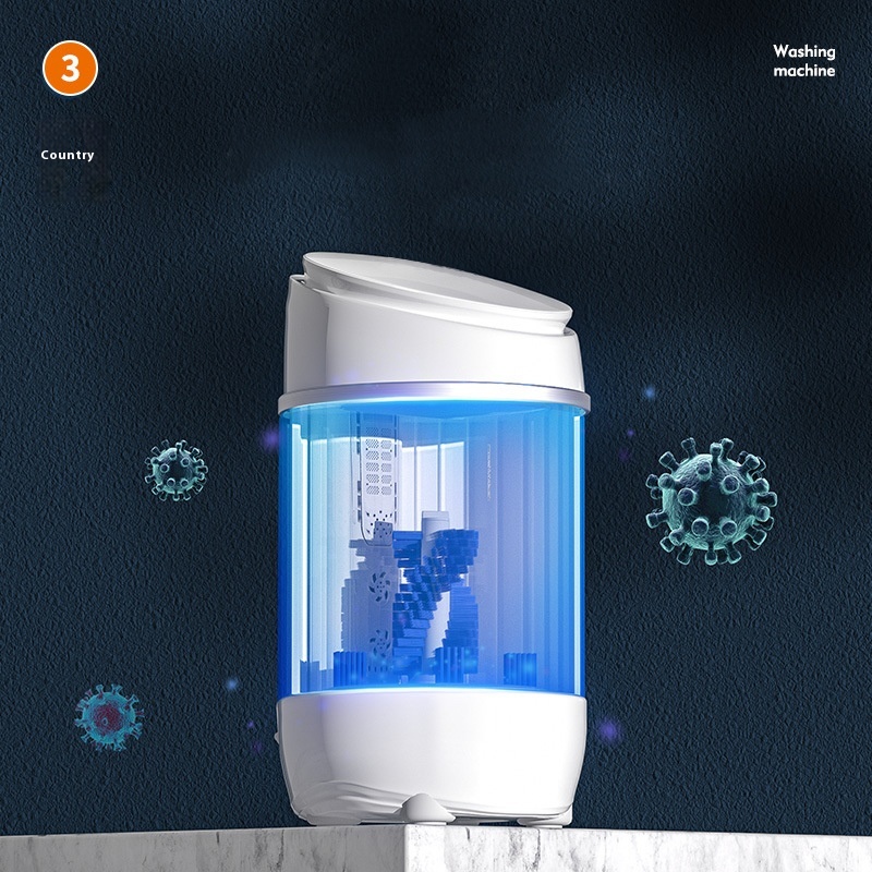 Direct Semi-automatic Draining,Dehydrating,Drying And Integrated Small Household Mini Shoe Brush And Shoe Washing Machine