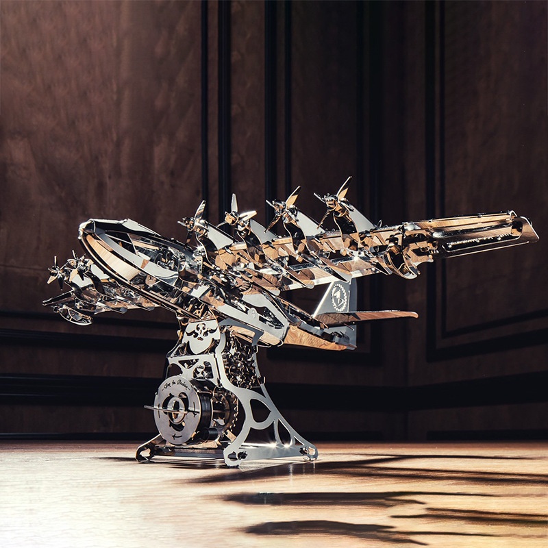 Ukraine Taimo Taimo Metal Mechanical Transmission Model3 DAssembly Adult Toy Sports Car Tank Airplane Train