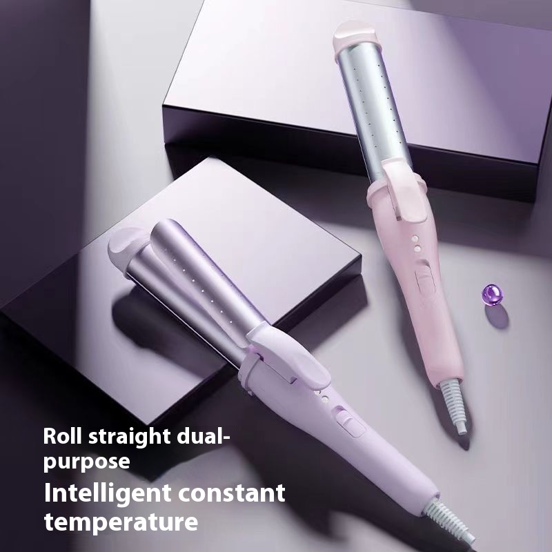 Chigo Curling Iron Splint Curling And Straightening Dual-purpose Small Straight Plate Clip Bangs Hair Straightener Dormitory