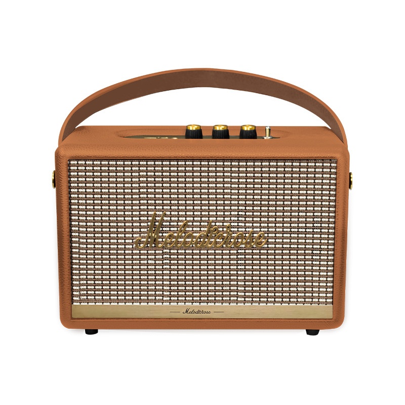 MELODICMelody Rose Marshall Speaker Portable Handheld Outdoor Wireless Retro Bluetooth Speaker